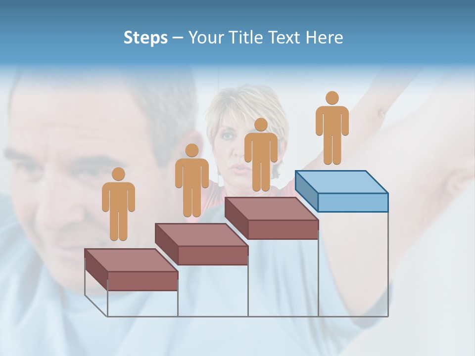 A Man And A Woman Are Looking At The Camera PowerPoint Template