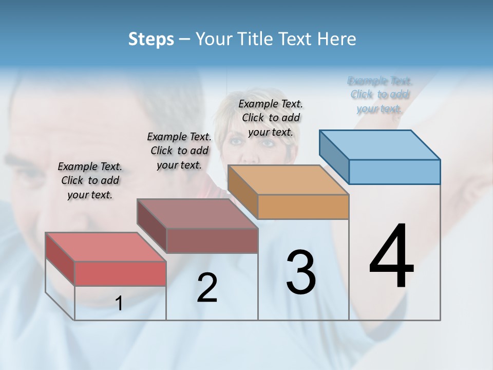 A Man And A Woman Are Looking At The Camera PowerPoint Template