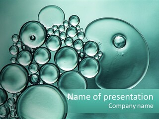 Structure Background Oily PowerPoint Template