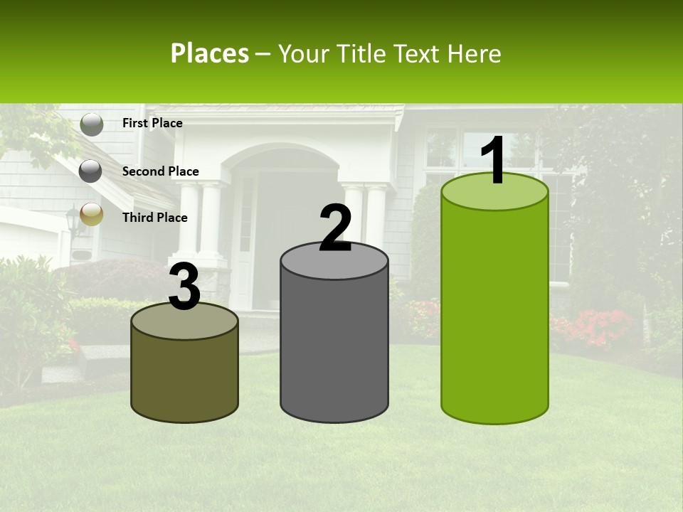 Spring Building Wooden PowerPoint Template