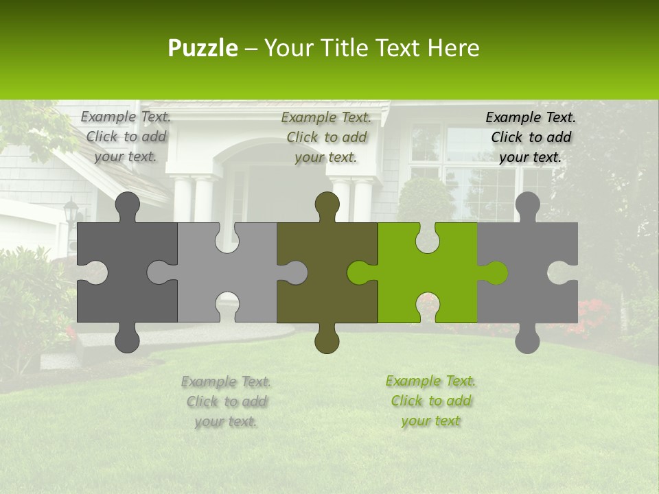 Spring Building Wooden PowerPoint Template