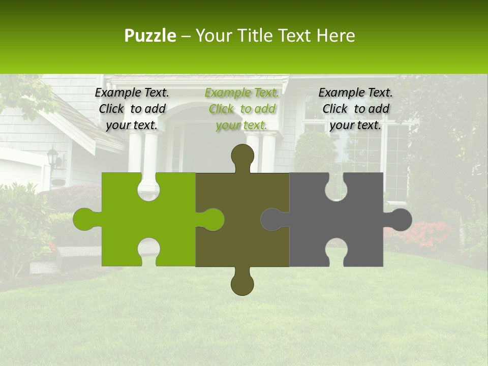 Spring Building Wooden PowerPoint Template