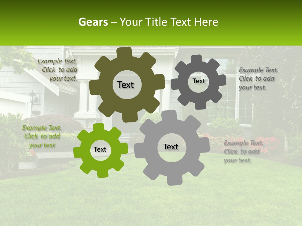 Spring Building Wooden PowerPoint Template