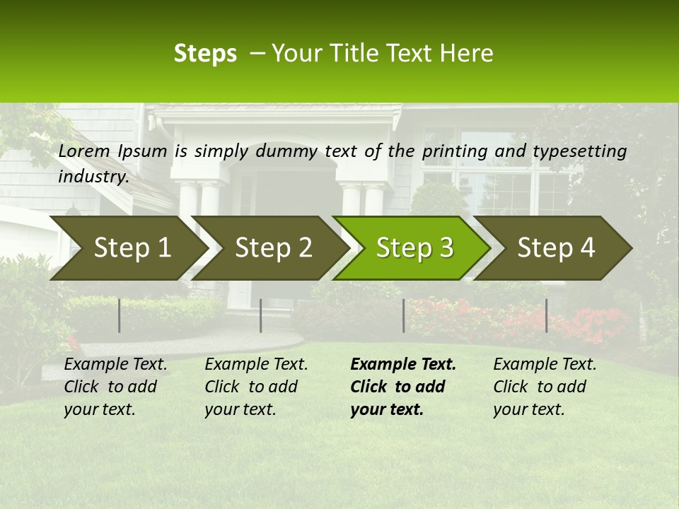 Spring Building Wooden PowerPoint Template