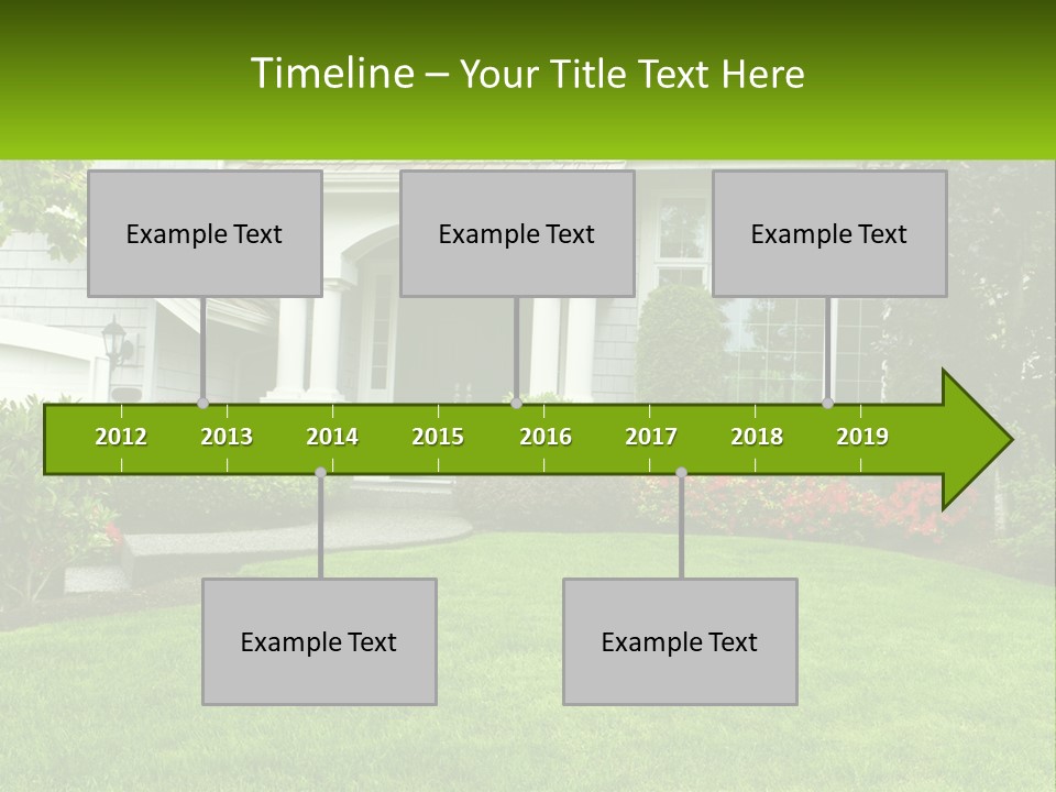Spring Building Wooden PowerPoint Template