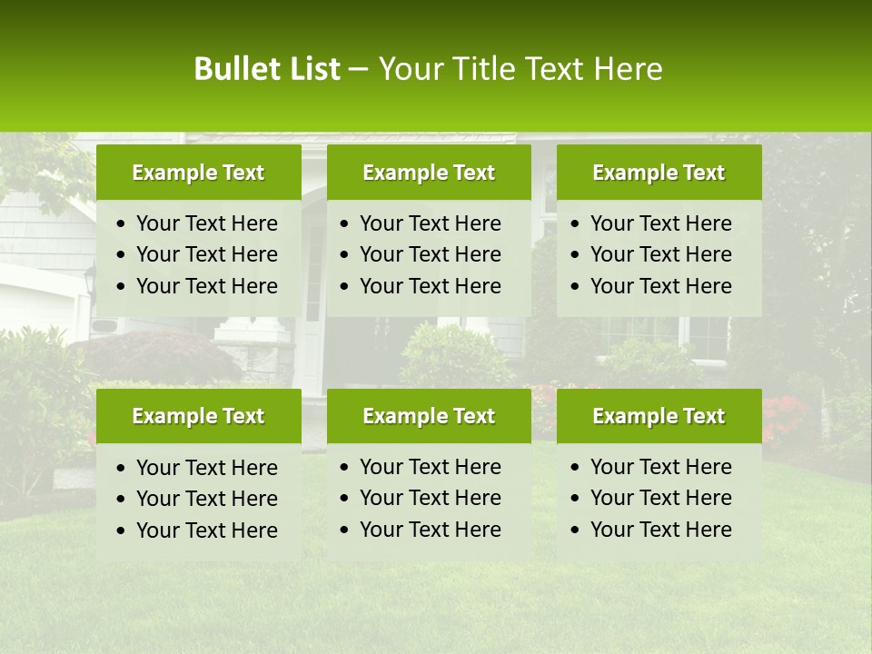 Spring Building Wooden PowerPoint Template