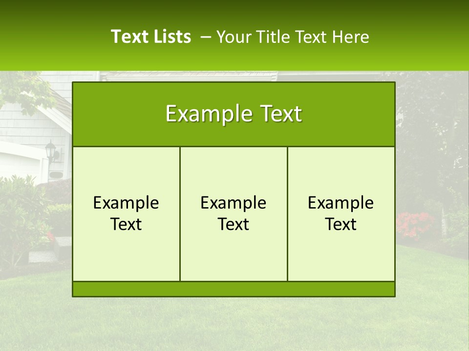 Spring Building Wooden PowerPoint Template