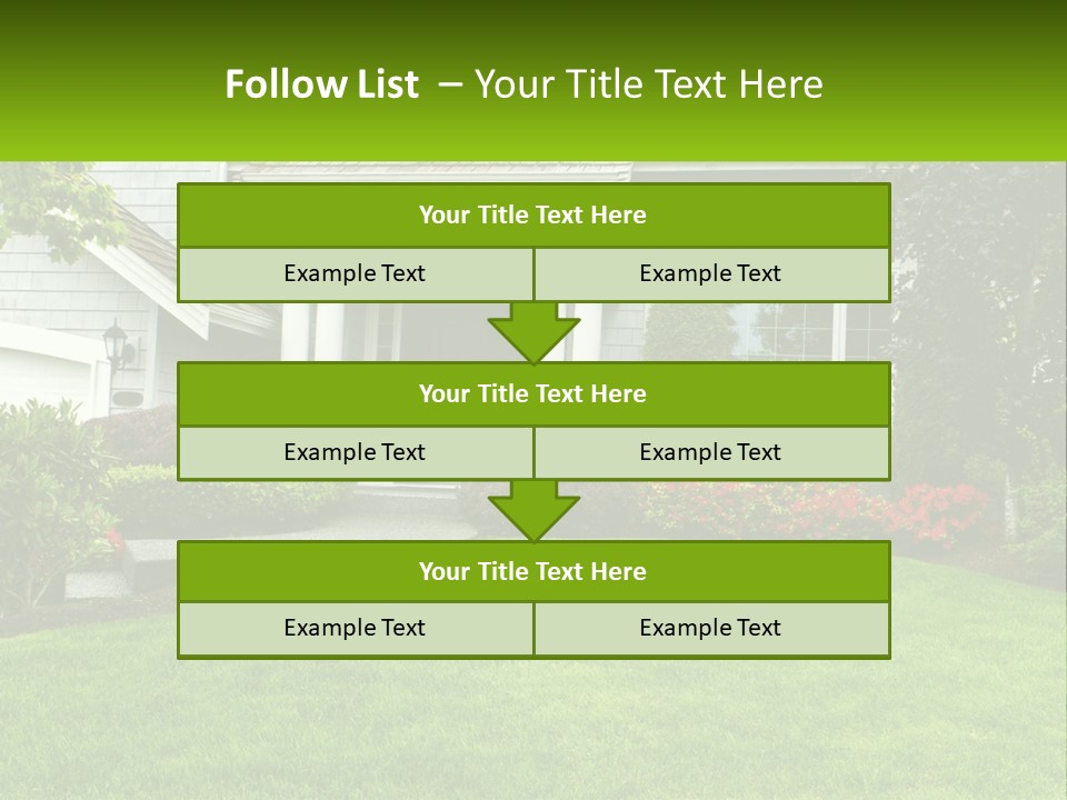 Spring Building Wooden PowerPoint Template