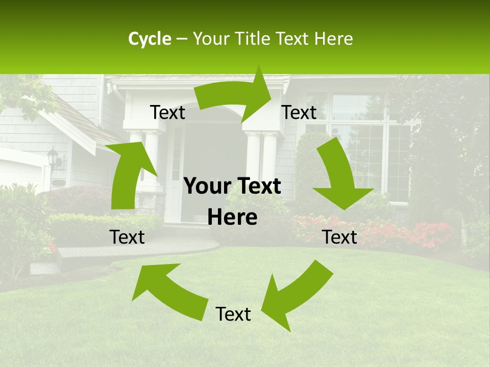 Spring Building Wooden PowerPoint Template