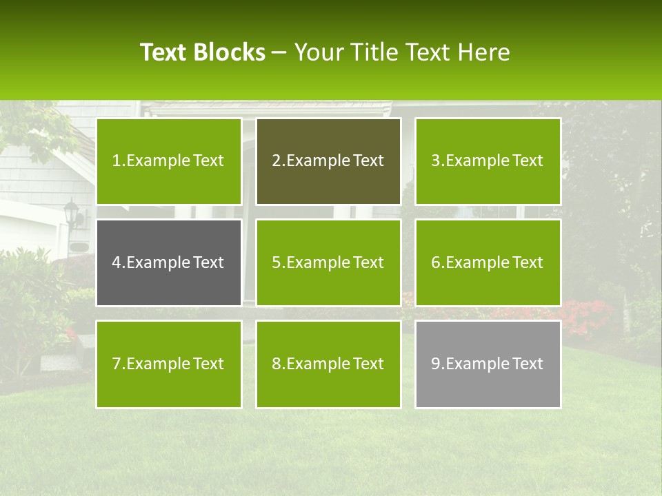 Spring Building Wooden PowerPoint Template