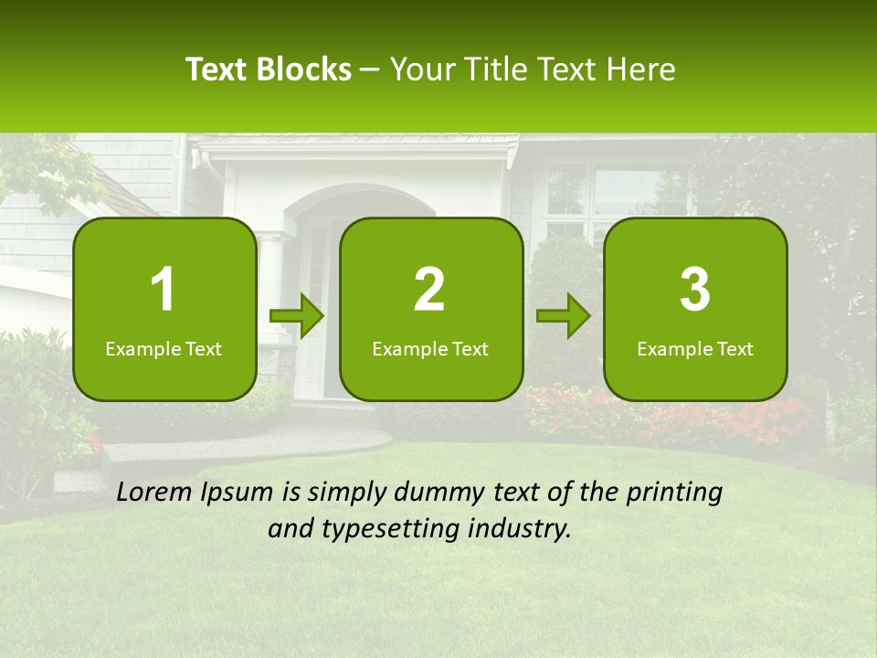 Spring Building Wooden PowerPoint Template