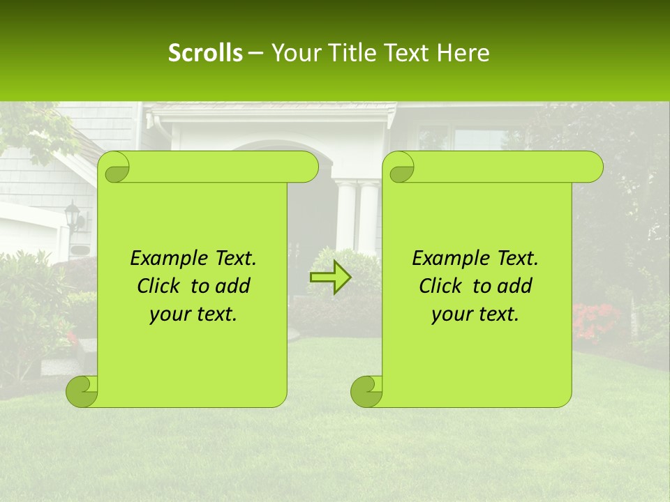 Spring Building Wooden PowerPoint Template