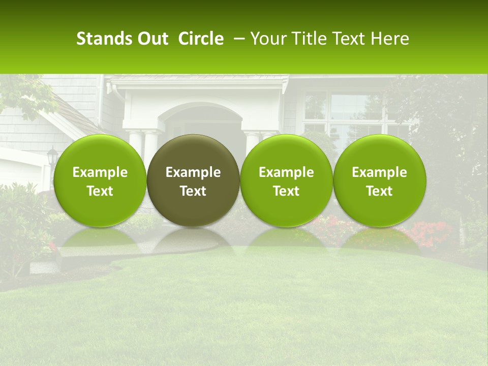 Spring Building Wooden PowerPoint Template