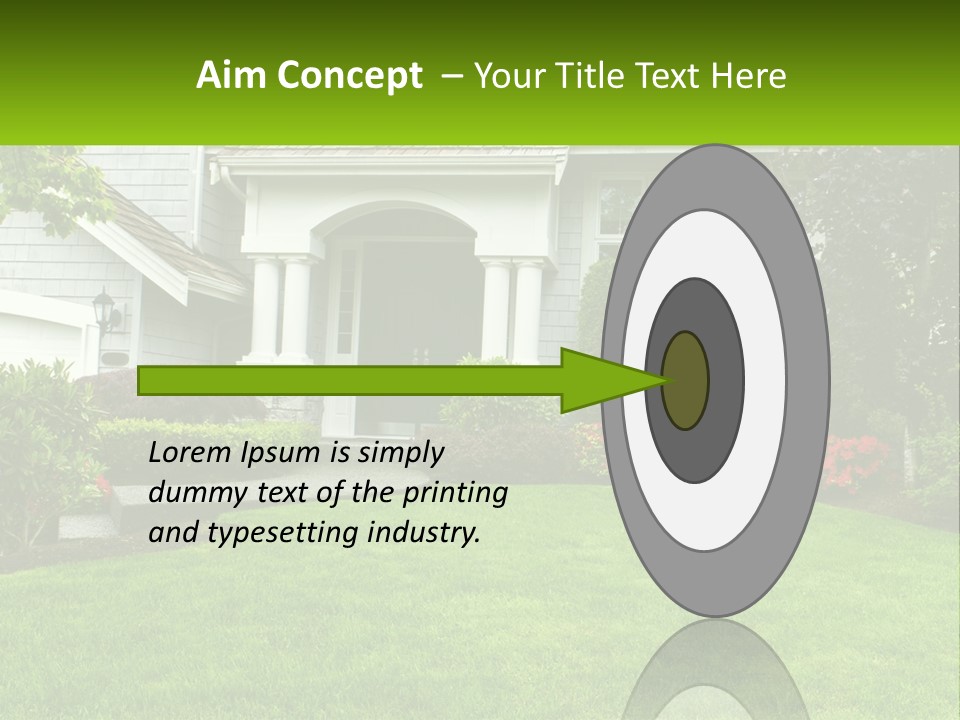 Spring Building Wooden PowerPoint Template