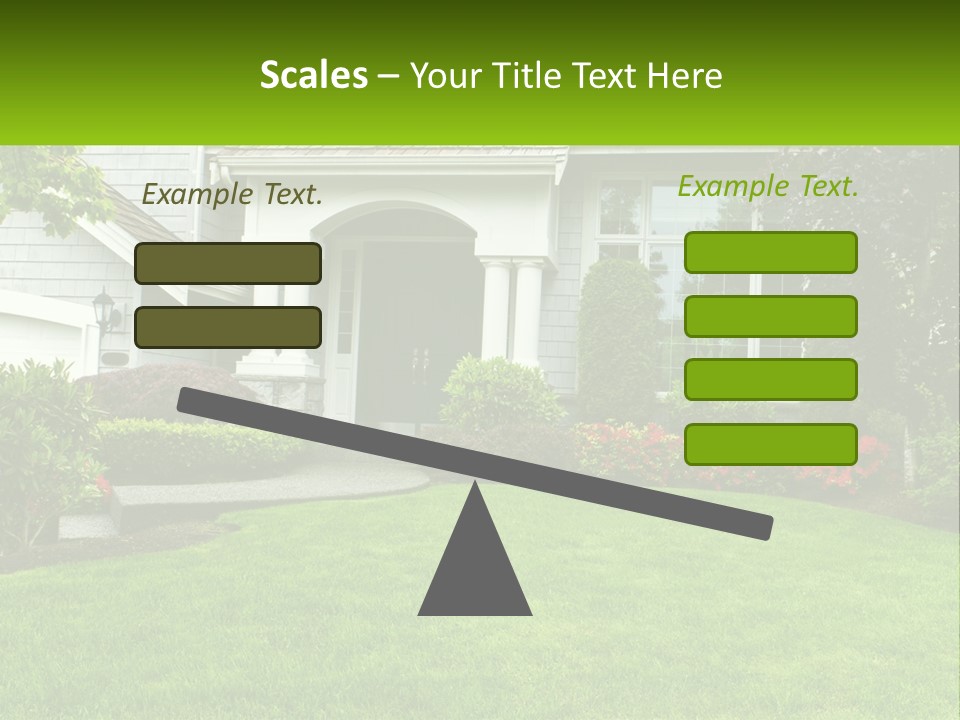 Spring Building Wooden PowerPoint Template