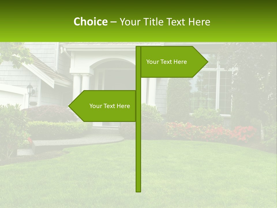 Spring Building Wooden PowerPoint Template