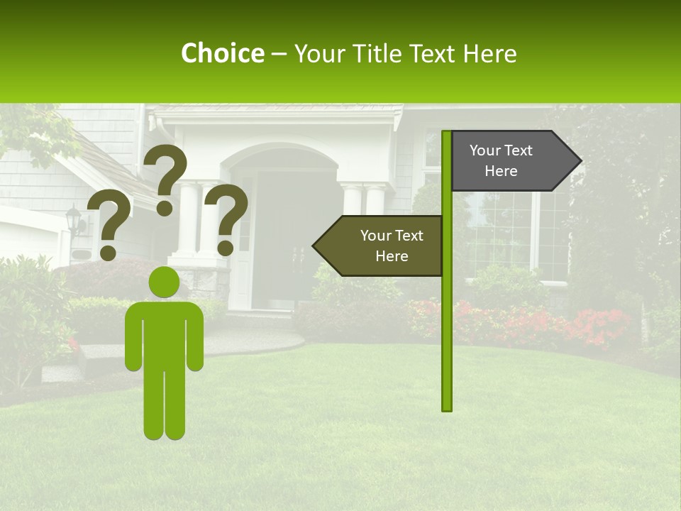 Spring Building Wooden PowerPoint Template