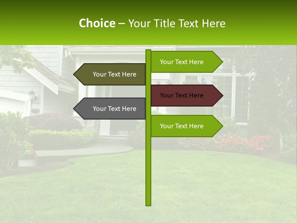 Spring Building Wooden PowerPoint Template