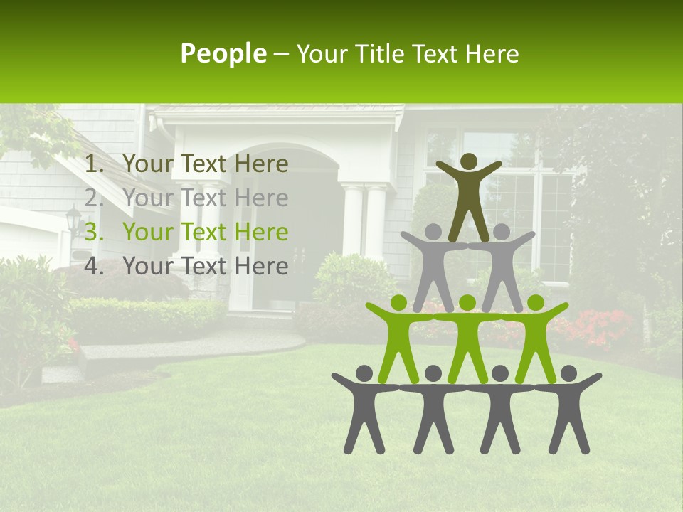 Spring Building Wooden PowerPoint Template