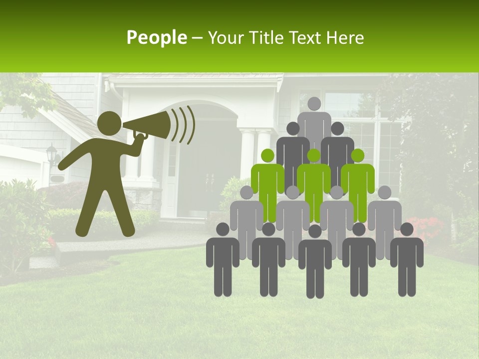 Spring Building Wooden PowerPoint Template