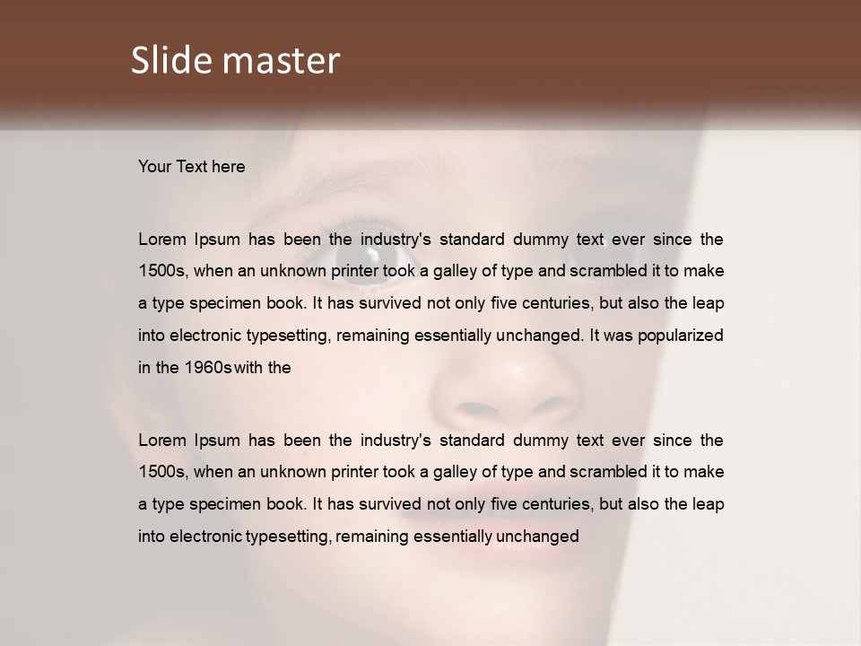 Tear Concept Trembling PowerPoint Template