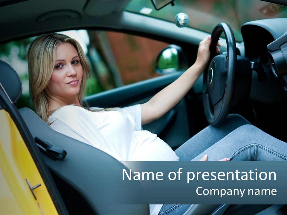 Attractive Modern Driver PowerPoint Template
