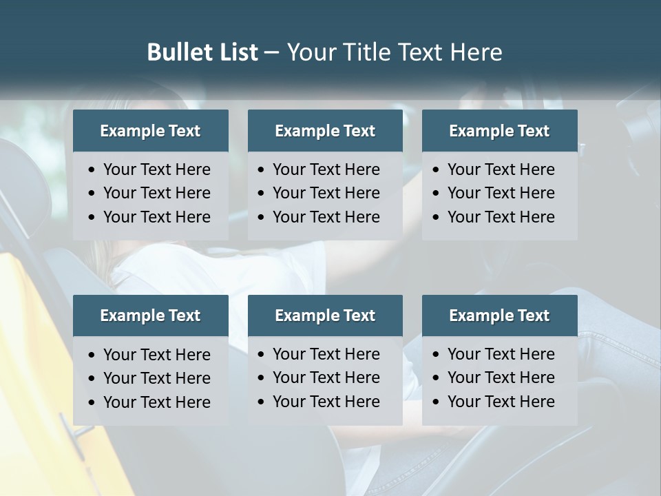 Attractive Modern Driver PowerPoint Template