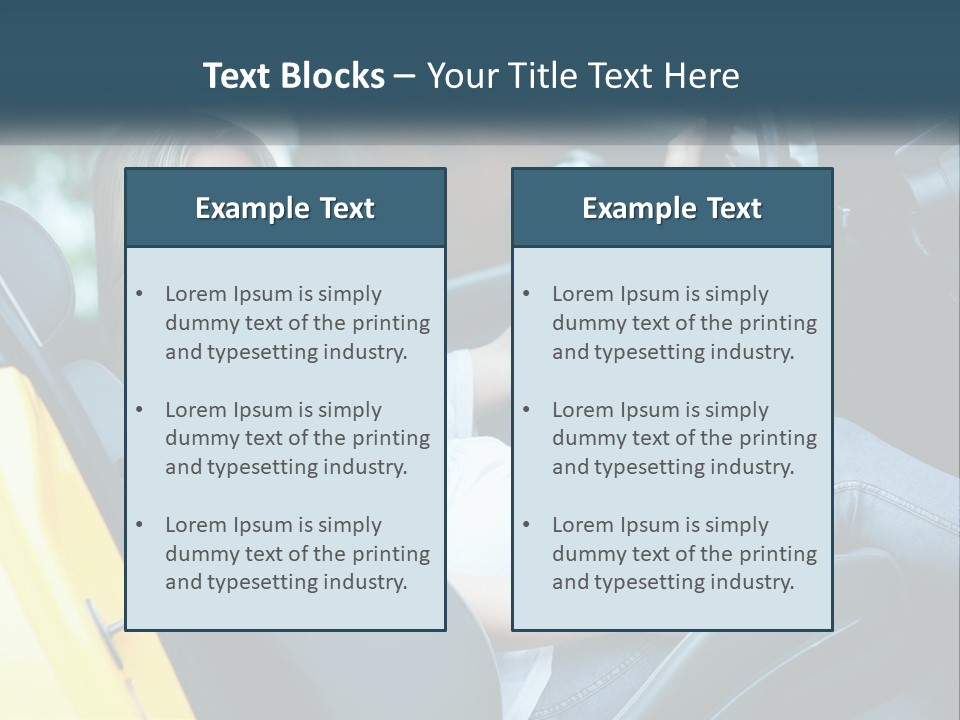 Attractive Modern Driver PowerPoint Template