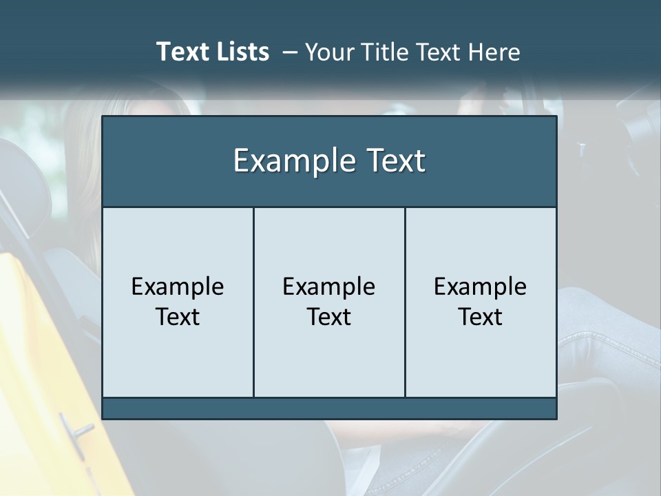 Attractive Modern Driver PowerPoint Template