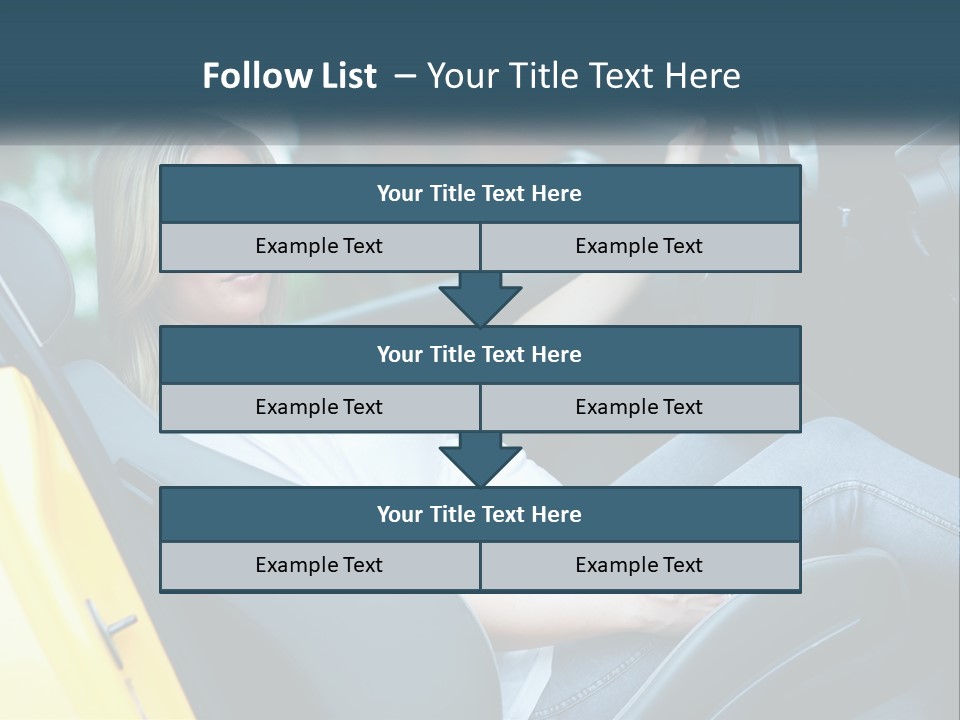 Attractive Modern Driver PowerPoint Template