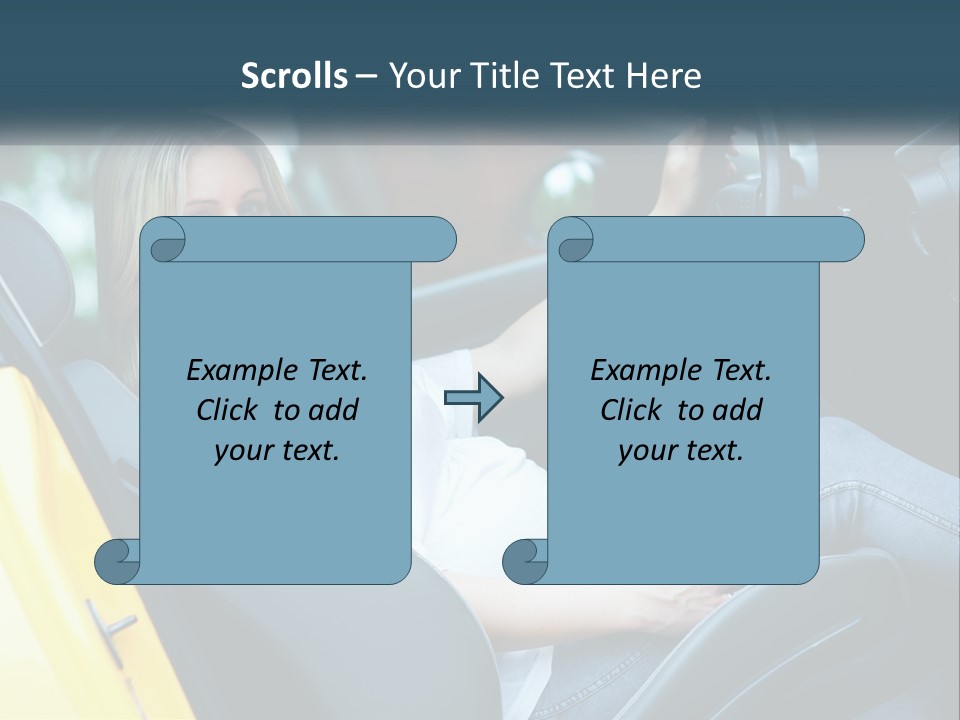 Attractive Modern Driver PowerPoint Template