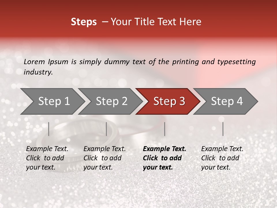 Background Engagement Jewelry Red PowerPoint Template