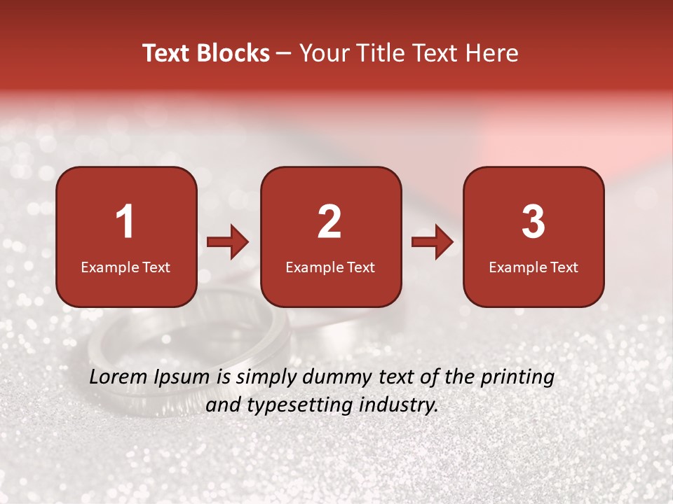 Background Engagement Jewelry Red PowerPoint Template