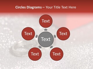 Background Engagement Jewelry Red PowerPoint Template