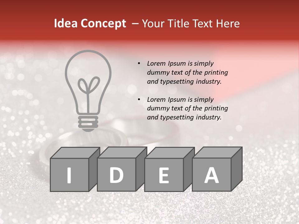 Background Engagement Jewelry Red PowerPoint Template