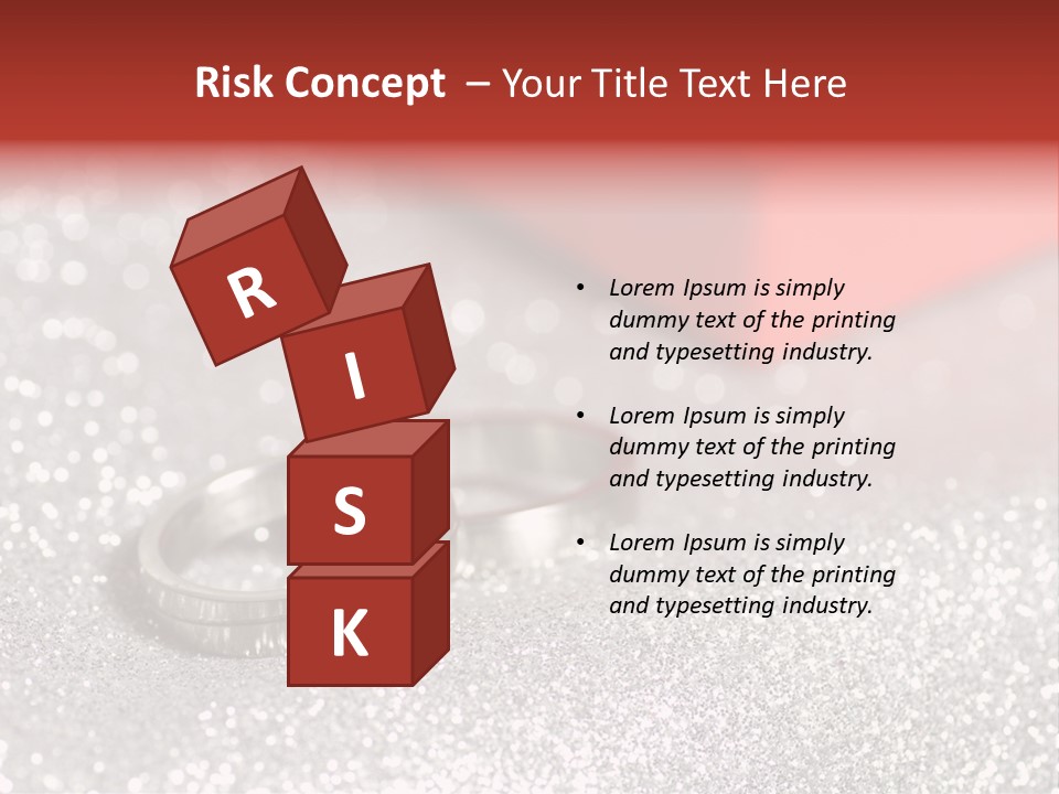 Background Engagement Jewelry Red PowerPoint Template