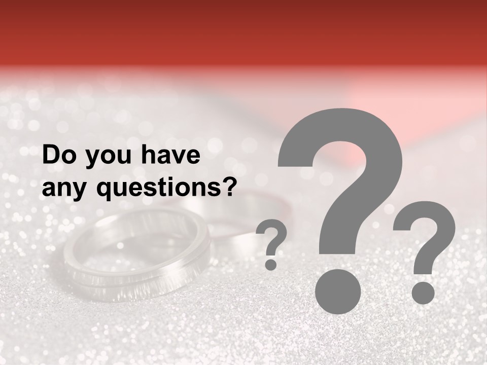 Background Engagement Jewelry Red PowerPoint Template