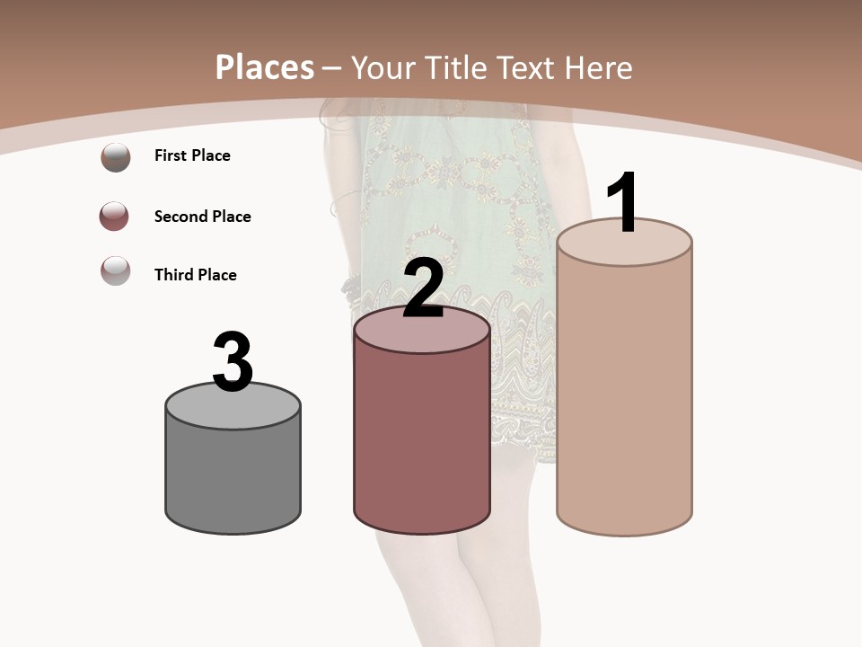 Female Facial Head PowerPoint Template