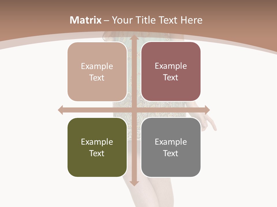 Female Facial Head PowerPoint Template