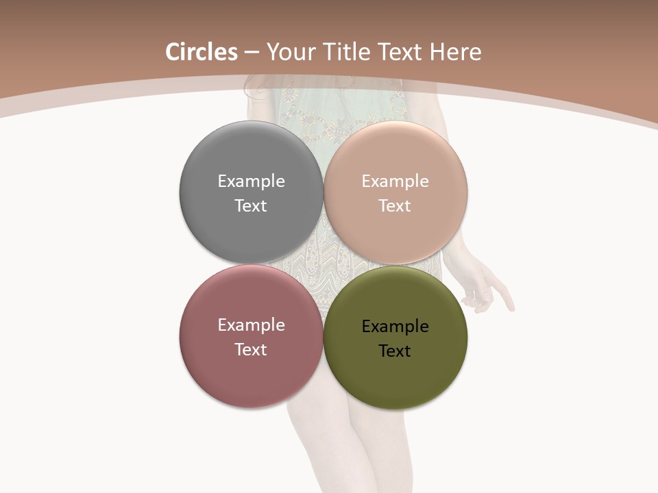 Female Facial Head PowerPoint Template