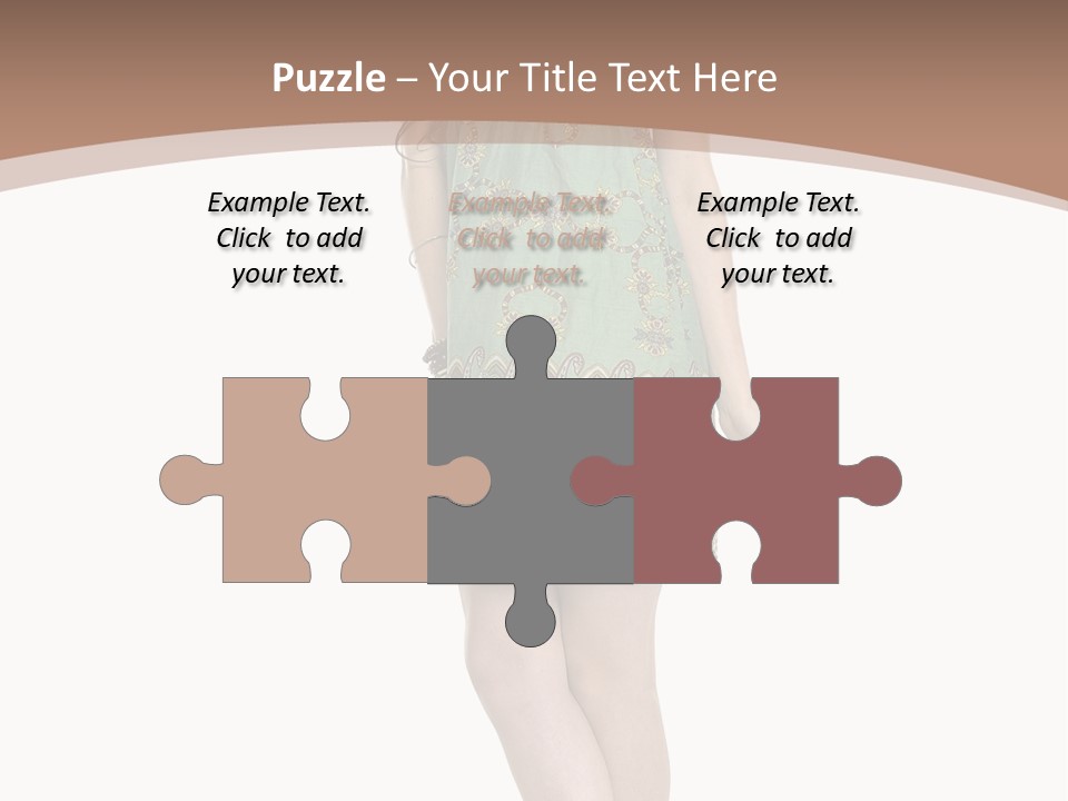 Female Facial Head PowerPoint Template