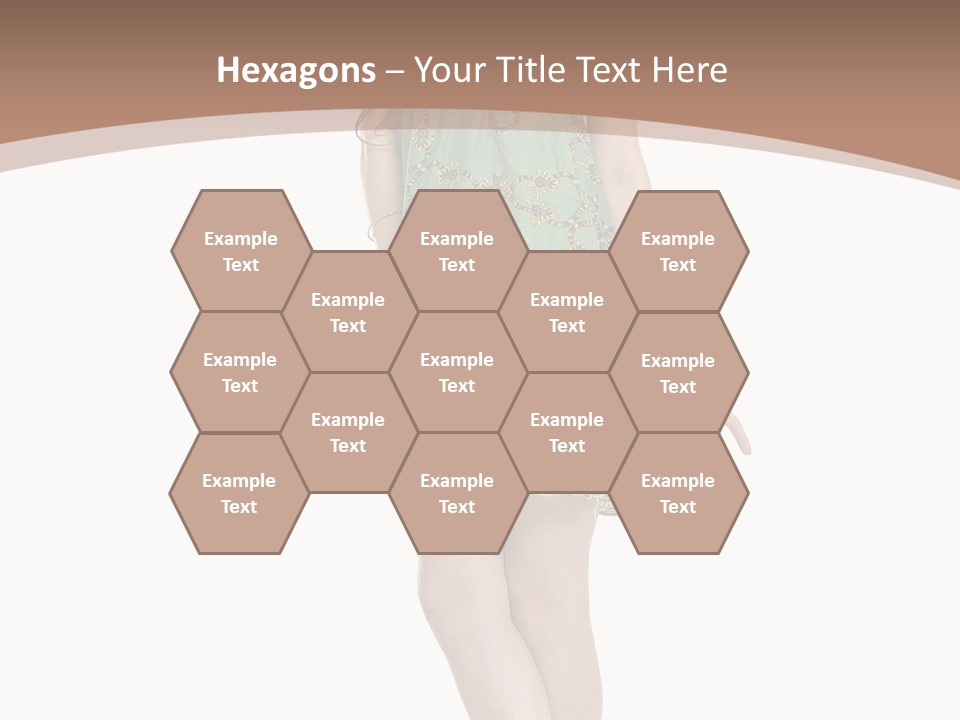 Female Facial Head PowerPoint Template