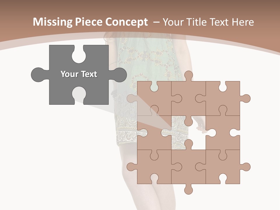 Female Facial Head PowerPoint Template