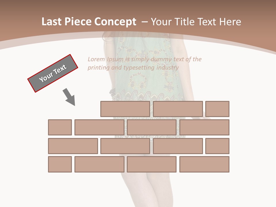 Female Facial Head PowerPoint Template