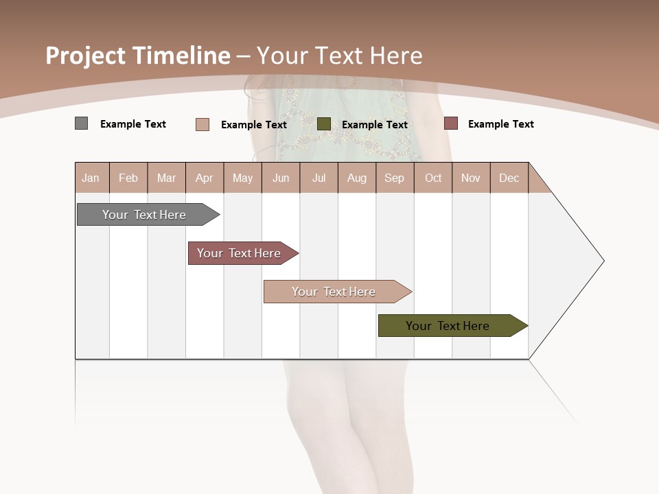 Female Facial Head PowerPoint Template