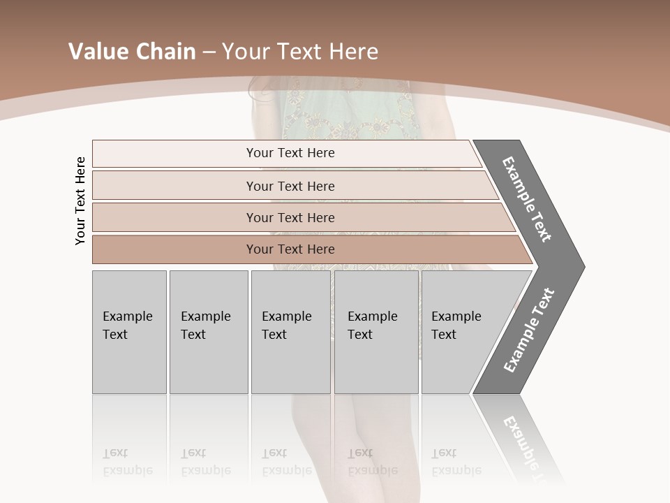 Female Facial Head PowerPoint Template