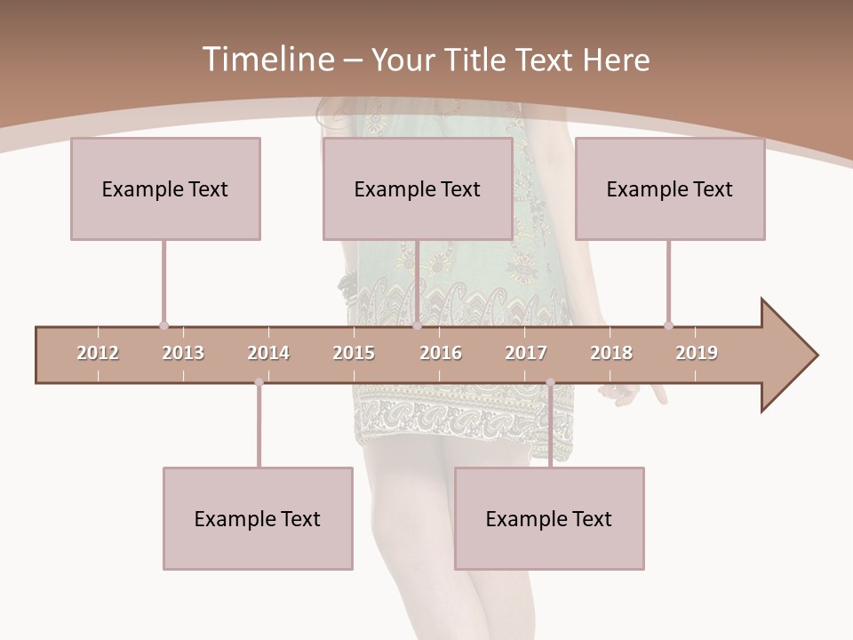 Female Facial Head PowerPoint Template