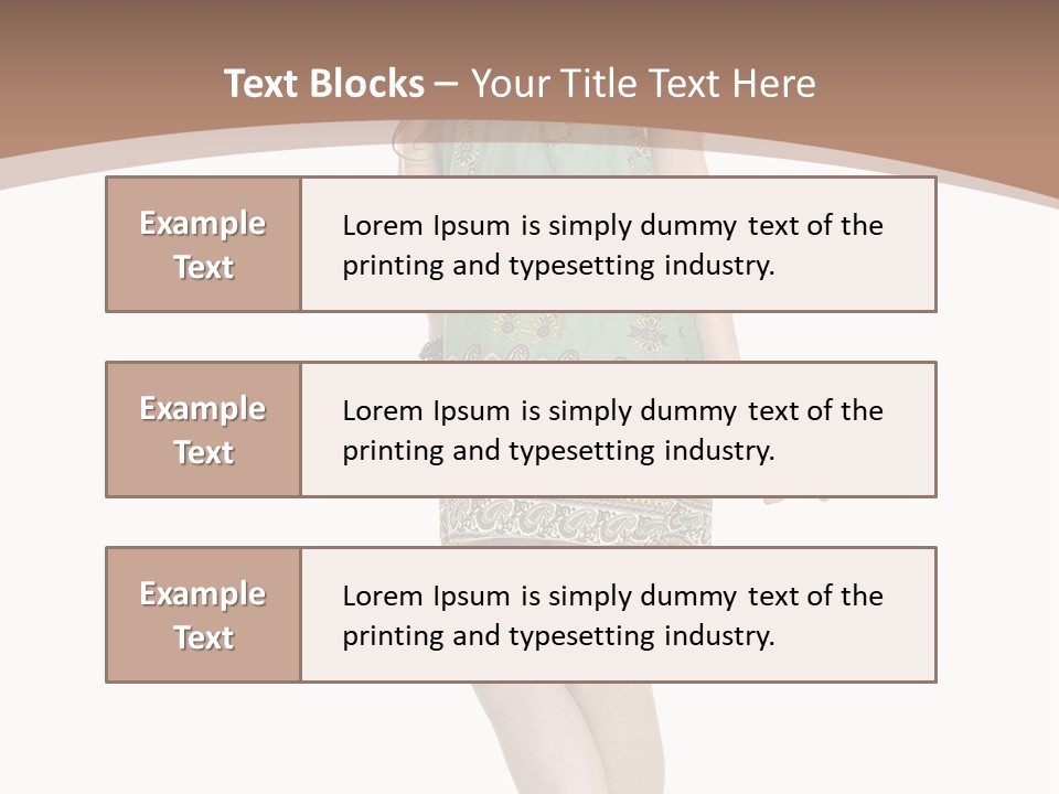 Female Facial Head PowerPoint Template