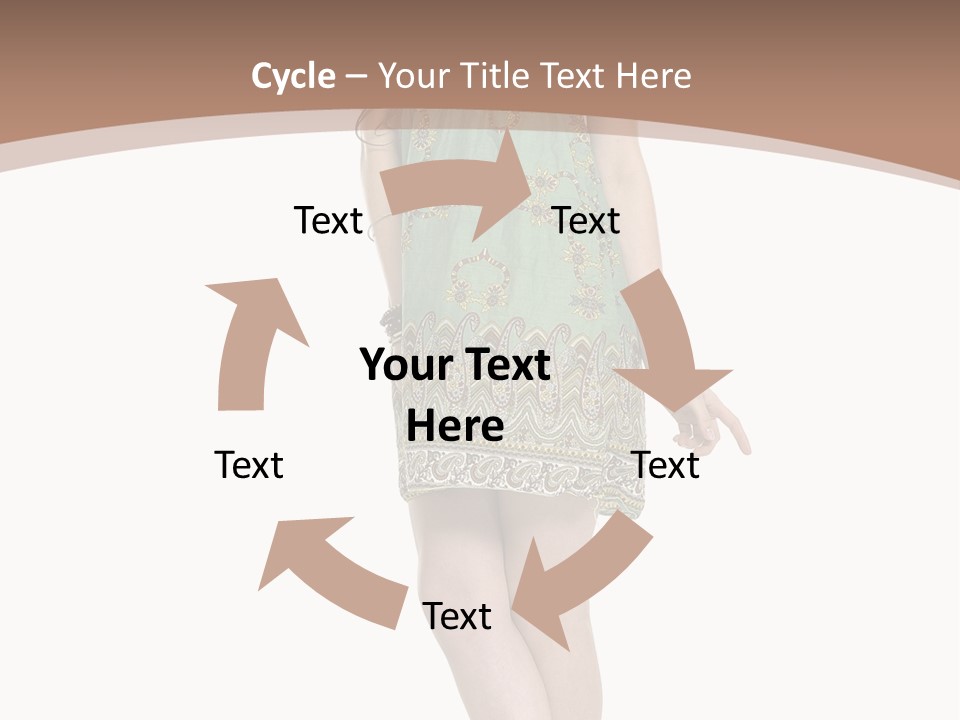 Female Facial Head PowerPoint Template