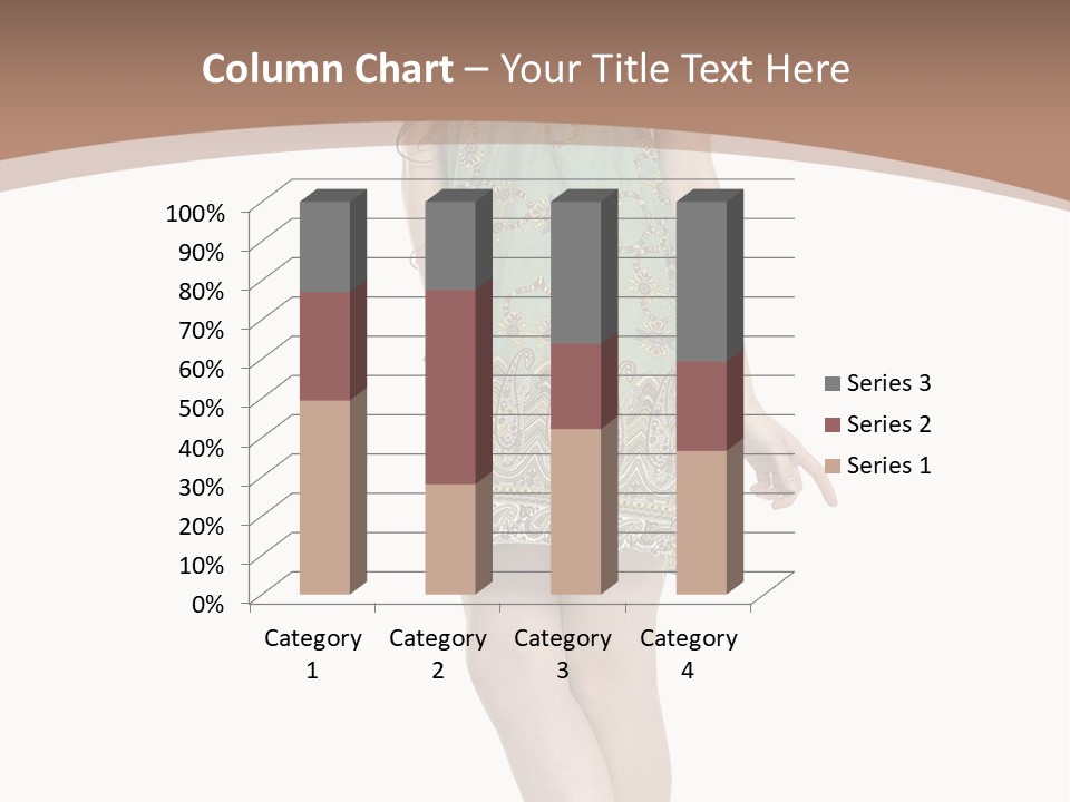 Female Facial Head PowerPoint Template